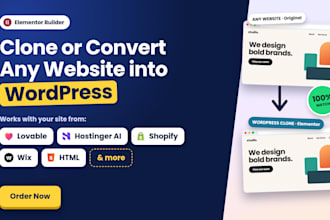 clone or convert lovable, hostinger ai, wix to wordpress