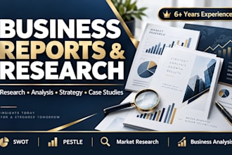 write business reports research and case studies
