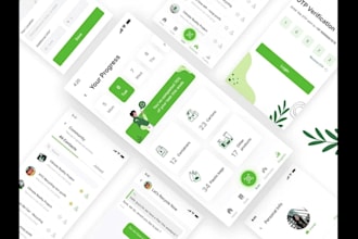 develop custom mobile app with API, mongodb and a backend