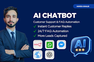 build an ai faq chatbot for customer support
