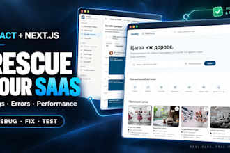 fix react and nextjs bugs in your saas web app