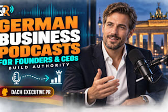 pitch founders and ceos to german business podcasts
