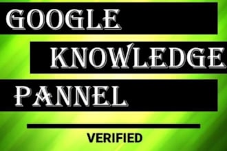 create standard google knowledge panel, knowledgepanel for personal or brand