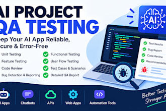 test and review your ai project with unit testing QA and code review