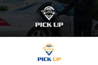 design a professional taxi brand logo for your business