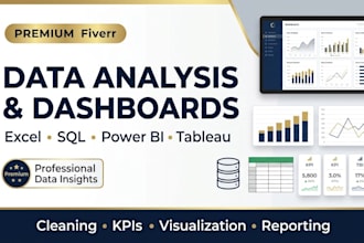 analyze data and create professional dashboards