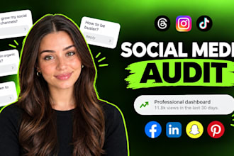 audit your social media and create a content strategy
