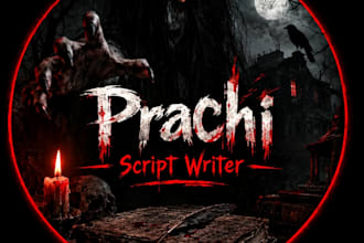 write a terrifying horror  animation script