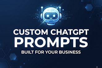 create a custom chatgpt prompt library for your business
