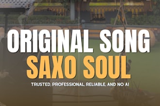 compose and produce an original song with saxophone