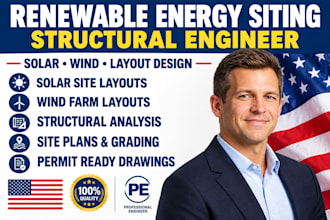 michigan renewable energy siting structural engineer solar wind layout design