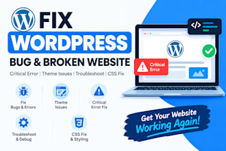 fix wordpress bug broken website critical error theme issues troubleshot CSS fix