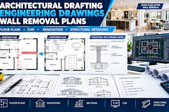 architectural drafting engineering drawings building projects wall remover