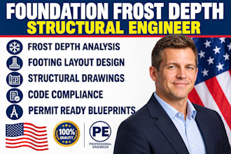 foundation frost depth structural engineer footing layout blueprint michigan mi