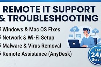 provide expert remote IT support and troubleshooting