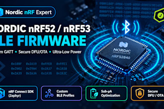 do nordic nrf52 nrf53 ble firmware development and programming
