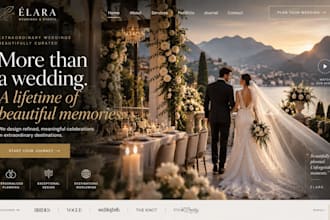 build wix wedding planner website wix event planning wedding portfolio website
