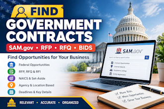 find government contracts and bids for your business on sam gov