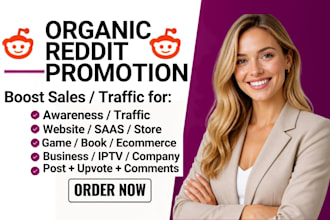 promote brand, saas, ai tools, product with reddit seo post
