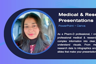 design professional medical and research presentations