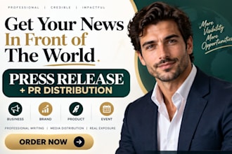 write press release PR distribution news media press release writing pr writing