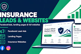 do life, iul, and health insurance facebook ads leads, landing page, website