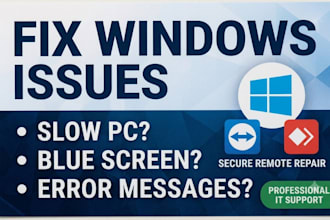 troubleshoot and fix windows pc and laptop problems