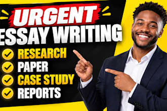 do urgent essay writing as an writing expert