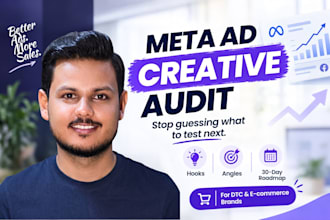 audit your meta ad creatives and build a 30 day testing plan