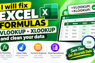 fix excel formulas vlookup xlookup and clean your data