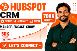 organize hubspot crm dashboard reporting and sales process