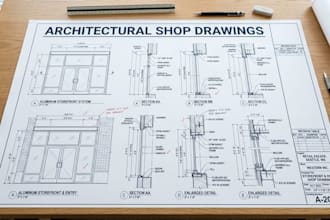 create architectural shop drawings for doors windows and storefront