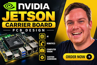 design nvidia jetson orin carrier board pcb, edge ai robotics