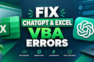 fix chatgpt generated excel errors and custom vba macros