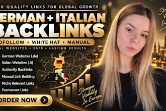 create UK US and european authority backlinks