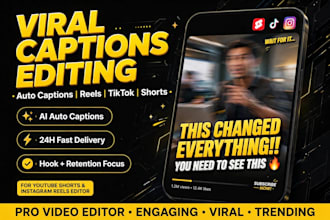 edit reels and shorts with viral auto captions that boost views
