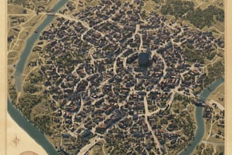 draw your dnd town map