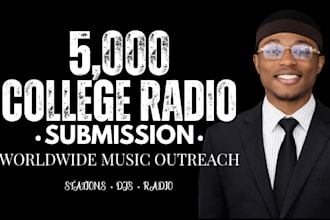 submit your music to college radio station worldwide