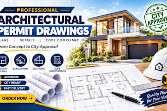 city permit permit plan permit blueprints construction drawing and floor plan