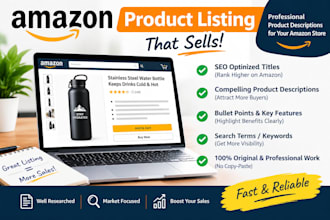 write amazon fba listing  and product description
