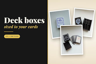 design a 3d printable box for your card game