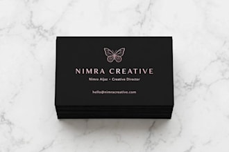 design luxury business card, premium and modern card