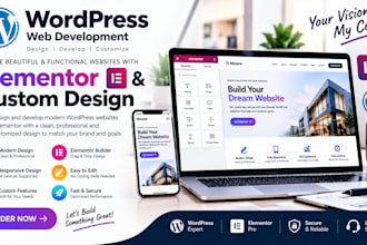 design a stunning website using wordpress