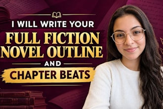 write your full fiction novel outline and chapter beats
