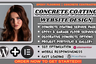 concrete coating website, epoxy flooring website, concrete contractor