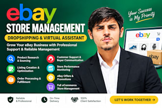 manage ebay store listings and dropshipping