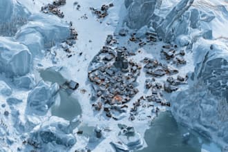 design a custom dnd battle map for vtt or tabletop