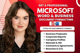 microsoft word document formatting report om proposal business document editing