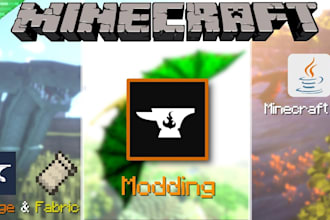 create a custom minecraft mod for forge and fabric