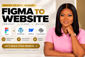 clone, convert figma to webflow website figma to wordpress figma to squarespace